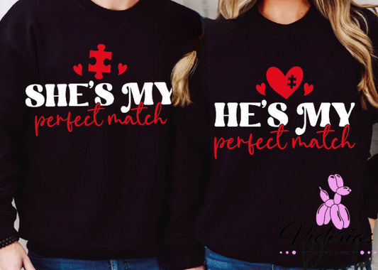 He's and She's My Perfect Match